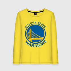 Лонгслив хлопковый женский Golden state Warriors, цвет: желтый