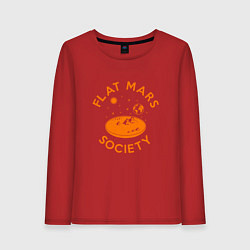 Женский лонгслив Flat Mars Society