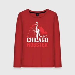 Лонгслив хлопковый женский Chicago Mobster, цвет: красный