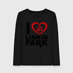 Женский лонгслив I love Linkin Park