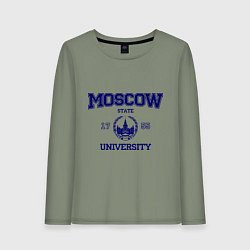 Женский лонгслив MGU Moscow University