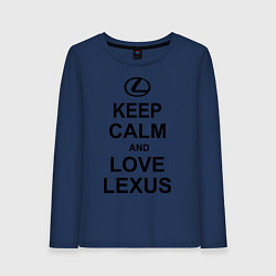 Женский лонгслив Keep Calm & Love Lexus