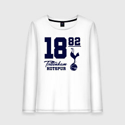 Лонгслив хлопковый женский FC Tottenham 1882, цвет: белый