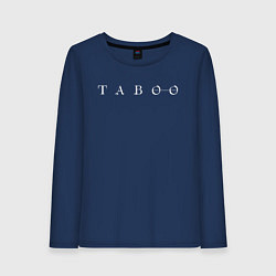 Лонгслив хлопковый женский Taboo, цвет: тёмно-синий