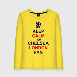 Женский лонгслив Keep Calm & Chelsea London fan