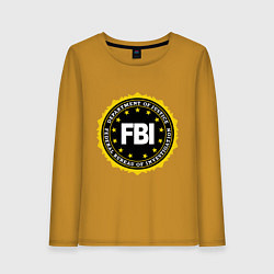 Женский лонгслив FBI Departament