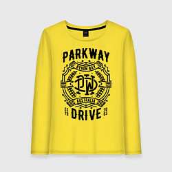 Лонгслив хлопковый женский Parkway Drive: Australia, цвет: желтый