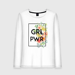 Женский лонгслив GRL PWR