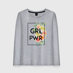 Женский лонгслив GRL PWR