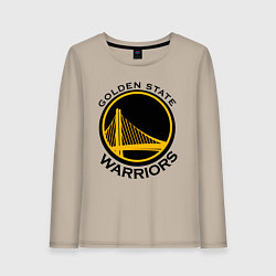 Лонгслив хлопковый женский GOLDEN STATE WARRIORS, цвет: миндальный