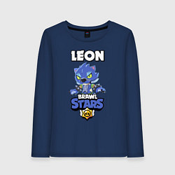 Женский лонгслив BRAWL STARS ОБОРОТЕНЬ LEON