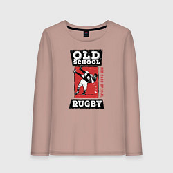 Женский лонгслив Old School Rugby