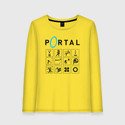 Женский лонгслив PORTAL