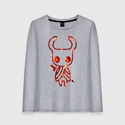 Лонгслив хлопковый женский Hollow Knight, цвет: меланж