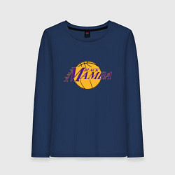 Лонгслив хлопковый женский Lakers - Black Mamba, цвет: тёмно-синий