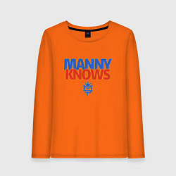 Женский лонгслив Manny Knows