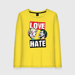 Женский лонгслив Love Hate