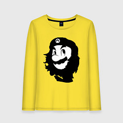 Лонгслив хлопковый женский Che Mario, цвет: желтый