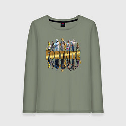 Лонгслив хлопковый женский Fortnite Chapter 2, цвет: авокадо
