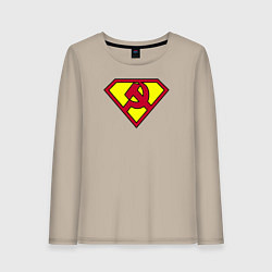 Женский лонгслив СССР man