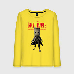 Лонгслив хлопковый женский Little Nightmares, цвет: желтый