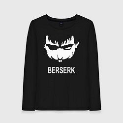 Лонгслив хлопковый женский Berserk, цвет: черный