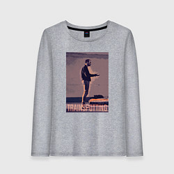 Лонгслив хлопковый женский На игле - Дэнни Бойл, цвет: меланж