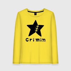 Лонгслив хлопковый женский Crimin бренд One Piece, цвет: желтый