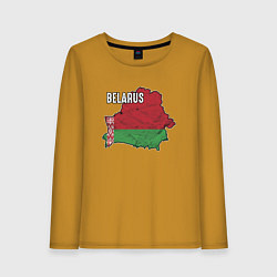 Женский лонгслив Belarus Map