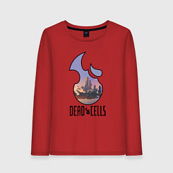 Женский лонгслив Dead Cells logo landscape