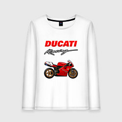 Женский лонгслив DUCATI ДУКАТИ MOTOSPORT