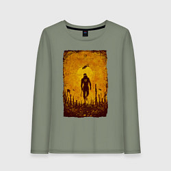 Лонгслив хлопковый женский FREEMAN HALF-LIFE 2 Z, цвет: авокадо