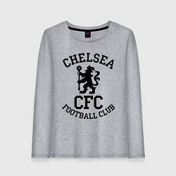 Лонгслив хлопковый женский Chelsea CFC, цвет: меланж