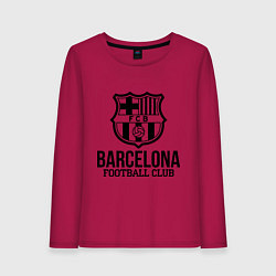 Лонгслив хлопковый женский Barcelona FC, цвет: маджента