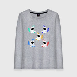 Женский лонгслив ЭЛЕМЕНТЫ ГЕНШИН