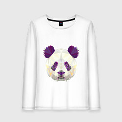 Женский лонгслив Фиолетовая панда