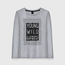 Женский лонгслив YOUNG WILD &FREE