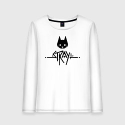 Женский лонгслив Stray: Black Logo