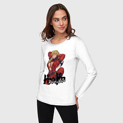 Лонгслив хлопковый женский Nikаido, цвет: белый — фото 2