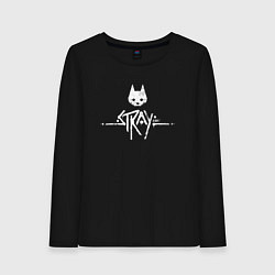 Женский лонгслив Stray: White Logo