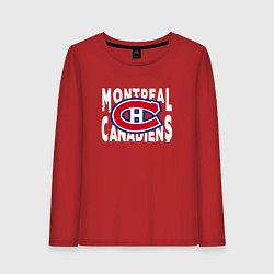 Женский лонгслив Монреаль Канадиенс, Montreal Canadiens