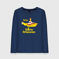 Женский лонгслив On a Yellow Submarine