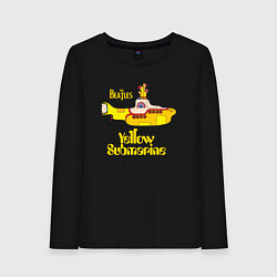 Женский лонгслив On a Yellow Submarine