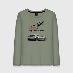 Женский лонгслив Audi quattro Lizard