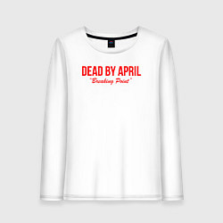 Женский лонгслив Dead by april metal,