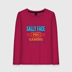 Лонгслив хлопковый женский Sally Face PRO Gaming, цвет: маджента