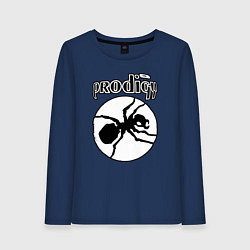 Лонгслив хлопковый женский The prodigy ant, цвет: тёмно-синий