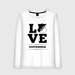 Лонгслив хлопковый женский Hoffenheim Love Классика, цвет: белый