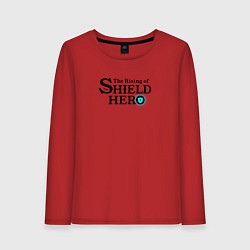 Женский лонгслив The Rising of the Shield Hero logo black color