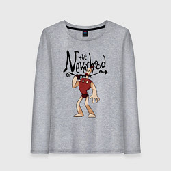 Лонгслив хлопковый женский The neverhood - Klaymen, цвет: меланж